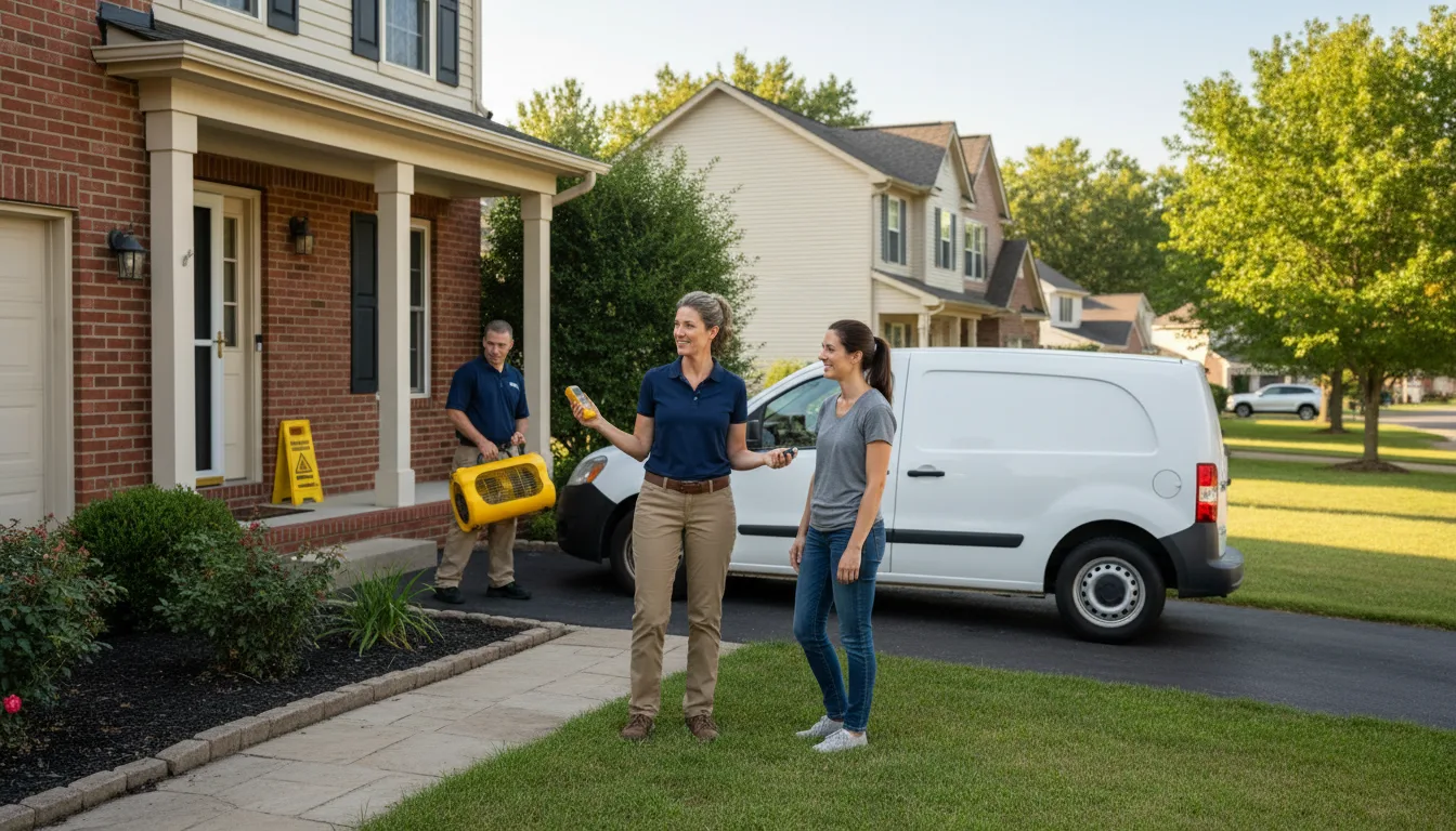 Water restoration image for Dehumidification And Cleanup Services in Church View, VA